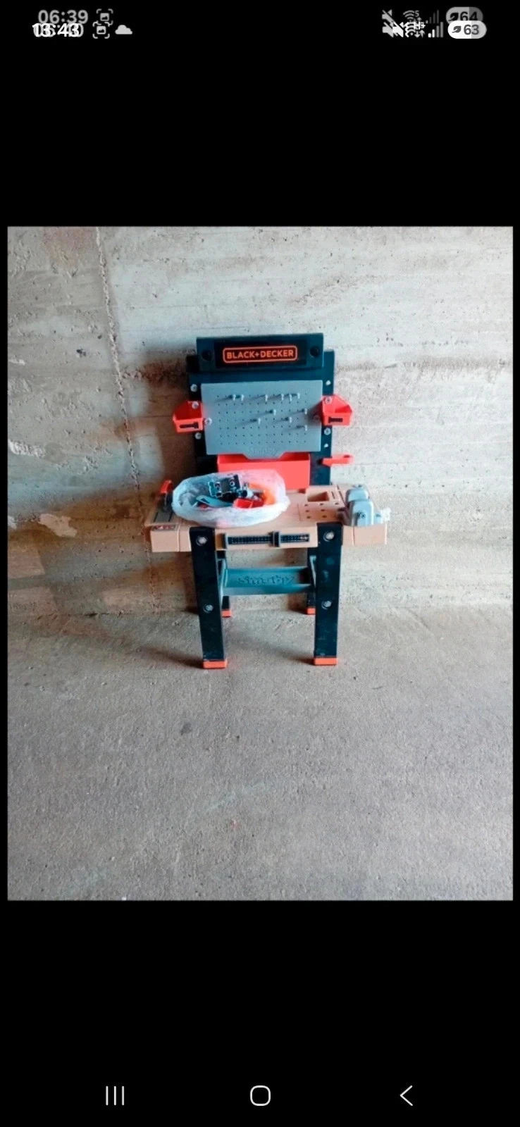Etabli smoby Black et decker